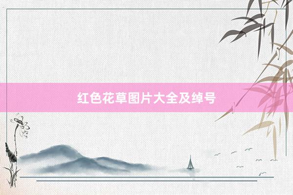 红色花草图片大全及绰号